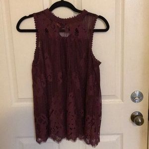 Garnet tank top